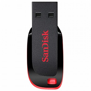 זיכרון נייד USB מדגם Cruzer Blade נפח 32GB מבית SanDisk זיכרון נייד USB מדגם Cruzer Blade נפח 32GB מבית SanDisk