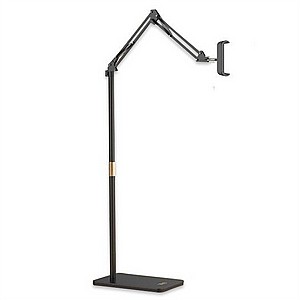 מעמד לרצפה למחשב לוח מדגם Aluminum Foldable Dissipation Tablet Floor Mount מבית LaTera (מתאים לגודל מסך 7"- 10.9") מעמד לרצפה למחשב לוח מדגם Aluminum Foldable Dissipation Tablet Floor Mount מבית LaTera (מתאים לגודל מסך 7"- 10.9")