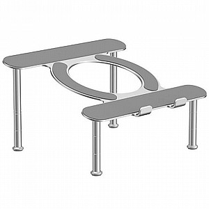 ���� ������ ����� ���� ����  Aluminum Bracket Headwear Laptop Desk Mount ���� LaTera (����� ����� ��� 10"- 17.3")