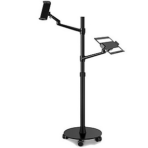 מעמד לרצפה למחשב לוח + מחשב נייד מדגם Aluminum Foldable Bracketing Tablet Floor Mount מבית LaTera (מתאים לגודל מסך 7"- 12.9") מעמד לרצפה למחשב לוח + מחשב נייד מדגם Aluminum Foldable Bracketing Tablet Floor Mount מבית LaTera (מתאים לגודל מסך 7"- 12.9")