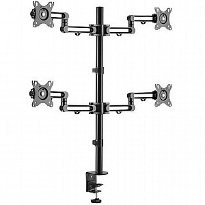 ���� ������ ���� ���� ���� Aluminum Foldable Grain Monitor Desk Mount ���� BRATECK (����� ����� ��� 10"- 32")