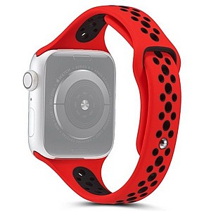 ����� ������� ����  Little Waist Sport Silicone Band ���� LaTera ����� ��� ����: Apple Watch 42mm/44mm/45mm (��� Red/Black)