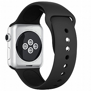 ����� ������� ���� Silicone Band ���� LaTera ����� ��� ����: Apple Watch 38mm/40mm/41mm (��� Black)