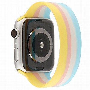 ����� ������� ����  Rainbow Solo Silicone Band ���� LaTera ����� ��� ����: Apple Watch 38mm/40mm/41mm (��� Yellow Rainbow)