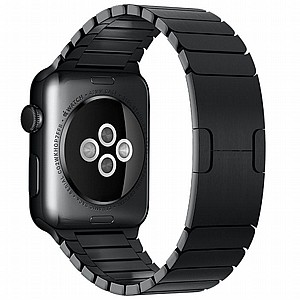 רצועת מתכת מדגם Butterfly Buckle Steel Band מבית LaTera לשעון חכם מדגם: Apple Watch 38mm/40mm/41mm (צבע Black) רצועת מתכת מדגם Butterfly Buckle Steel Band מבית LaTera לשעון חכם מדגם: Apple Watch 38mm/40mm/41mm (צבע Black)