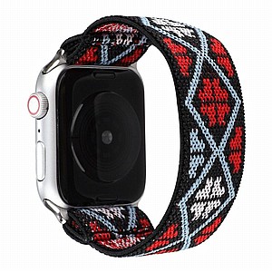 רצועת בד / ניילון מדגם Replacement Strap Nylon Band מבית LaTera לשעון חכם מדגם: Apple Watch 42mm/44mm/45mm (צבע Type 01) רצועת בד / ניילון מדגם Replacement Strap Nylon Band מבית LaTera לשעון חכם מדגם: Apple Watch 42mm/44mm/45mm (צבע Type 01)