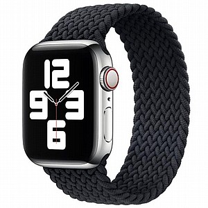 רצועת בד / ניילון מדגם Single Turn Braided Nylon Band מבית LaTera לשעון חכם מדגם: Apple Watch 42mm/44mm/45mm (צבע Black) רצועת בד / ניילון מדגם Single Turn Braided Nylon Band מבית LaTera לשעון חכם מדגם: Apple Watch 42mm/44mm/45mm (צבע Black)
