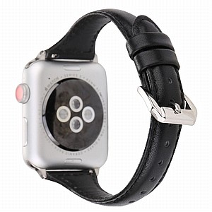 ����� ��� ����  Simple Fashion Leather Band ���� LaTera ����� ��� ����: Apple Watch 42mm/44mm/45mm (��� Black)