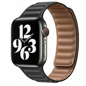רצועת עור מדגם Loop Magnetic Leather Band מבית LaTera לשעון חכם מדגם: Apple Watch 38mm/40mm/41mm (צבע Black) רצועת עור מדגם Loop Magnetic Leather Band מבית LaTera לשעון חכם מדגם: Apple Watch 38mm/40mm/41mm (צבע Black)
