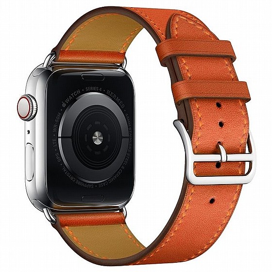 ����� ��� ���� Replacement Leather Band ���� LaTera ����� ��� ����: Apple Watch 38mm/40mm/41mm (��� Orange)