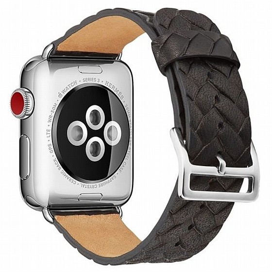 ����� ��� ����  Cowhide Embossed Leather Band ���� LaTera ����� ��� ����: Apple Watch 38mm/40mm/41mm (��� Black)
