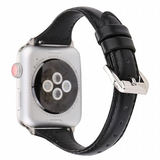 ����� ��� ����  Simple Fashion Leather Band ���� LaTera ����� ��� ����: Apple Watch 38mm/40mm/41mm (��� Black)
