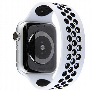 רצועת סיליקון מדגם Elastic Sport Silicone Band מבית LaTera לשעון חכם מדגם: Apple Watch 42mm/44mm/45mm (צבע White/Black) רצועת סיליקון מדגם Elastic Sport Silicone Band מבית LaTera לשעון חכם מדגם: Apple Watch 42mm/44mm/45mm (צבע White/Black)