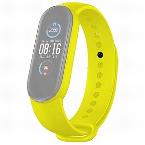����� ������� ���� Solid Color Silicone Band ���� LaTera ����� ��� ����: Xiaomi Mi Band 5 / 6 (��� Yellow)