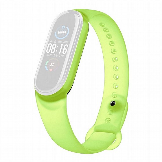 ����� ������� ���� Translucent Silicone Band ���� LaTera ����� ��� ����: Xiaomi Mi Band 5 / 6 (��� Lime)