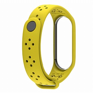 ����� ������� ���� Mijobs Silicone Band ���� LaTera ����� ��� ����: Xiaomi Mi Band 3 / 4 (��� Yellow)