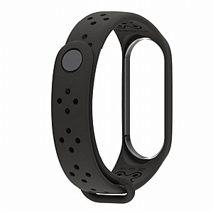 רצועת סיליקון מדגם Mijobs Silicone Band מבית LaTera לשעון חכם מדגם: Xiaomi Mi Band 3 / 4 (צבע Black) רצועת סיליקון מדגם Mijobs Silicone Band מבית LaTera לשעון חכם מדגם: Xiaomi Mi Band 3 / 4 (צבע Black)