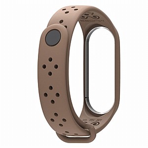 ����� ������� ���� Mijobs Silicone Band ���� LaTera ����� ��� ����: Xiaomi Mi Band 3 / 4 (��� Coffee)