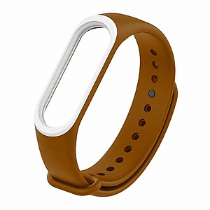 ����� ������� ���� Colorful Silicone Band ���� LaTera ����� ��� ����: Xiaomi Mi Band 3 / 4 (��� Brown/White)