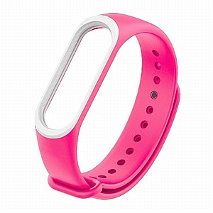 רצועת סיליקון מדגם Colorful Silicone Band מבית LaTera לשעון חכם מדגם: Xiaomi Mi Band 3 / 4 (צבע Pink/White) רצועת סיליקון מדגם Colorful Silicone Band מבית LaTera לשעון חכם מדגם: Xiaomi Mi Band 3 / 4 (צבע Pink/White)