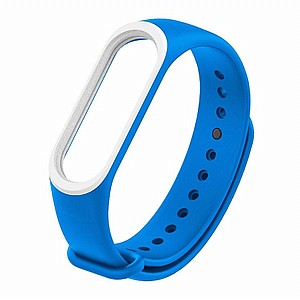 רצועת סיליקון מדגם Colorful Silicone Band מבית LaTera לשעון חכם מדגם: Xiaomi Mi Band 3 / 4 (צבע Blue/White) רצועת סיליקון מדגם Colorful Silicone Band מבית LaTera לשעון חכם מדגם: Xiaomi Mi Band 3 / 4 (צבע Blue/White)