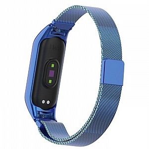 ����� ���� ���� Milano Magnetic Steel Band ���� LaTera ����� ��� ����: Xiaomi Mi Band 5 / 6 (��� Blue)
