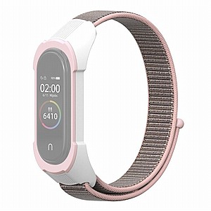 רצועת בד / ניילון מדגם Replacement Strap Nylon Band מבית LaTera לשעון חכם מדגם: Xiaomi Mi Band 3 / 4 (צבע Pink/White Pink) רצועת בד / ניילון מדגם Replacement Strap Nylon Band מבית LaTera לשעון חכם מדגם: Xiaomi Mi Band 3 / 4 (צבע Pink/White Pink)