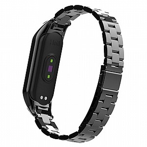 ����� ���� ���� Double Spring Steel Band ���� LaTera ����� ��� ����: Xiaomi Mi Band 3 / 4 (��� Black)