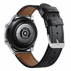 ����� ��� ���� Replacement Leather Band ���� LaTera ����� ��� ����: Samsung Galaxy Watch  46mm (��� Black)