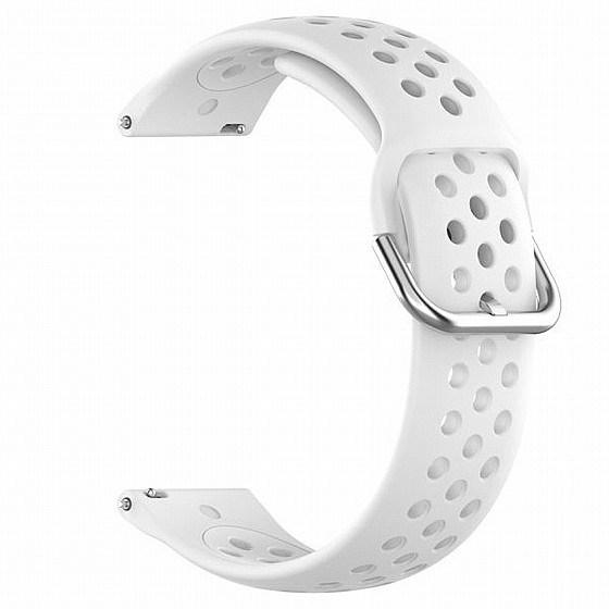 ����� ������� ���� Sports Solid Color Silicone Band ���� LaTera ����� ��� ����: Samsung Galaxy Watch  46mm (��� White)