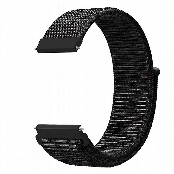 ����� �� / ������ ����  Simple Braided Nylon Band ���� LaTera ����� ��� ����: Samsung Galaxy Watch  46mm (��� Black)