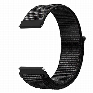 ����� �� / ������ ����  Simple Braided Nylon Band ���� LaTera ����� ��� ����: Samsung Galaxy Watch  46mm (��� Black)