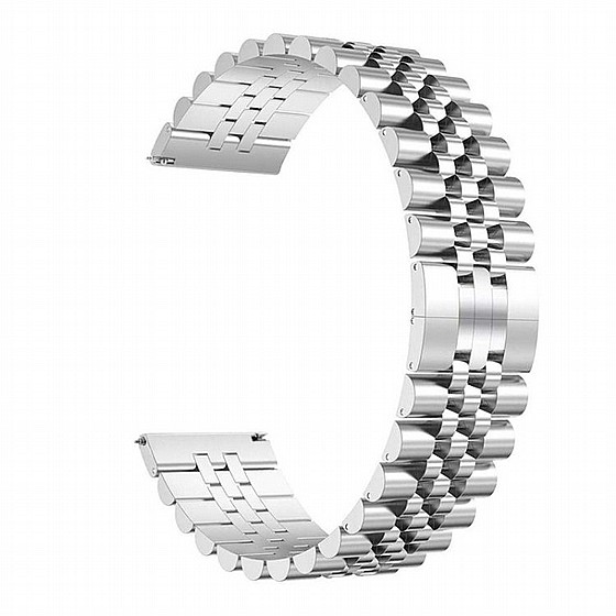 רצועת מתכת מדגם  Five Beads Steel Band מבית LaTera לשעון חכם מדגם: Samsung Galaxy Watch  46mm (צבע Silver)