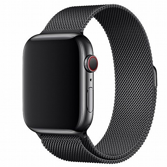 ����� ���� ���� Milanese Loop Magnetic Steel Band ���� LaTera ����� ��� ����: Apple Watch 42mm/44mm/45mm (��� Black)