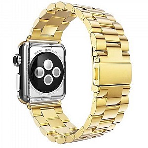 ����� ���� ���� Three Straps Steel Band ���� LaTera ����� ��� ����: Apple Watch 38mm/40mm/41mm (��� Gold)
