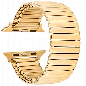 ����� ���� ����  Elastic Steel Band ���� LaTera ����� ��� ����: Apple Watch 42mm/44mm/45mm (��� Gold)