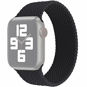 רצועת סיליקון מדגם Single Turn Woven Silicone Band מבית LaTera לשעון חכם מדגם: Apple Watch 42mm/44mm/45mm (צבע Black) רצועת סיליקון מדגם Single Turn Woven Silicone Band מבית LaTera לשעון חכם מדגם: Apple Watch 42mm/44mm/45mm (צבע Black)