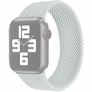 רצועת סיליקון מדגם Single Turn Woven Silicone Band מבית LaTera לשעון חכם מדגם: Apple Watch 42mm/44mm/45mm (צבע Grey) רצועת סיליקון מדגם Single Turn Woven Silicone Band מבית LaTera לשעון חכם מדגם: Apple Watch 42mm/44mm/45mm (צבע Grey)