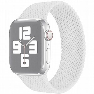 רצועת סיליקון מדגם Single Turn Woven Silicone Band מבית LaTera לשעון חכם מדגם: Apple Watch 42mm/44mm/45mm (צבע White) רצועת סיליקון מדגם Single Turn Woven Silicone Band מבית LaTera לשעון חכם מדגם: Apple Watch 42mm/44mm/45mm (צבע White)