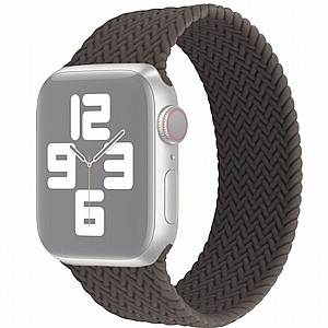 ����� ������� ����  Single Turn Woven Silicone Band ���� LaTera ����� ��� ����: Apple Watch 38mm/40mm/41mm (��� Brown)