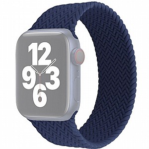 רצועת סיליקון מדגם Single Turn Woven Silicone Band מבית LaTera לשעון חכם מדגם: Apple Watch 38mm/40mm/41mm (צבע Blue) רצועת סיליקון מדגם Single Turn Woven Silicone Band מבית LaTera לשעון חכם מדגם: Apple Watch 38mm/40mm/41mm (צבע Blue)