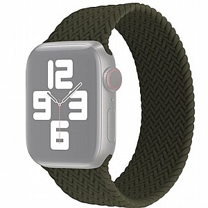 ����� ������� ����  Single Turn Woven Silicone Band ���� LaTera ����� ��� ����: Apple Watch 38mm/40mm/41mm (��� Army Green)