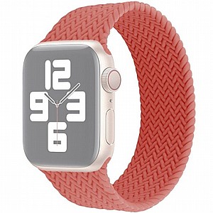 רצועת סיליקון מדגם Single Turn Woven Silicone Band מבית LaTera לשעון חכם מדגם: Apple Watch 38mm/40mm/41mm (צבע Watermelon Red) רצועת סיליקון מדגם Single Turn Woven Silicone Band מבית LaTera לשעון חכם מדגם: Apple Watch 38mm/40mm/41mm (צבע Watermelon Red)