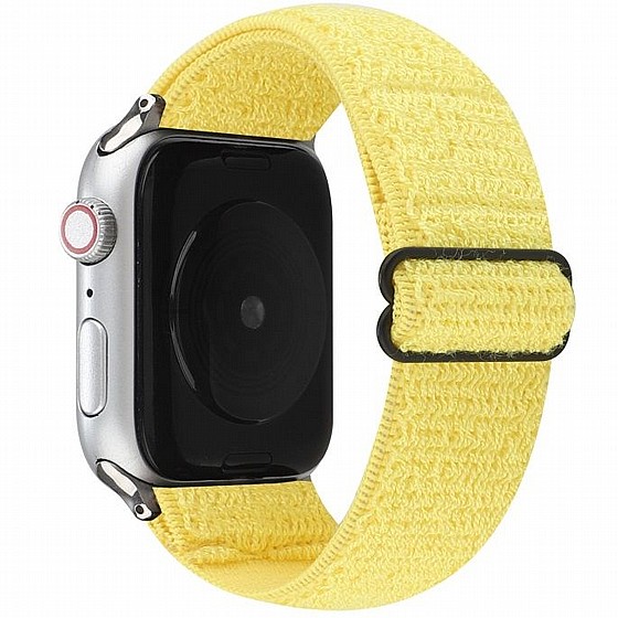 ����� �� / ������ ���� Solid Color Nylon Band ���� LaTera ����� ��� ����: Apple Watch 38mm/40mm/41mm (��� Yellow)