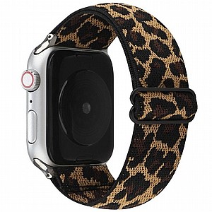 רצועת בד / ניילון מדגם Ethnic Style Nylon Band מבית LaTera לשעון חכם מדגם: Apple Watch 42mm/44mm/45mm (צבע Brown/Leopard) רצועת בד / ניילון מדגם Ethnic Style Nylon Band מבית LaTera לשעון חכם מדגם: Apple Watch 42mm/44mm/45mm (צבע Brown/Leopard)