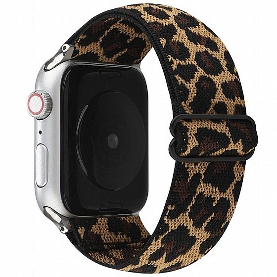 ����� �� / ������ ���� Ethnic Style Nylon Band ���� LaTera ����� ��� ����: Apple Watch 38mm/40mm/41mm (��� Brown/Leopard)