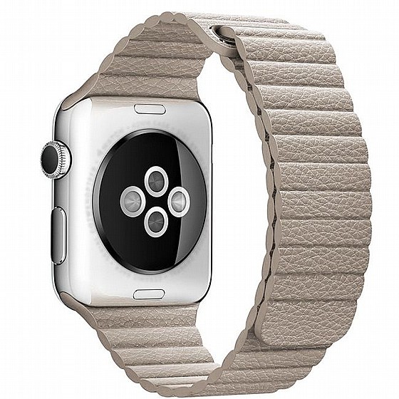 ����� ��� ���� Magnetic Leather Band ���� LaTera ����� ��� ����: Apple Watch 42mm/44mm/45mm (��� Khaki)