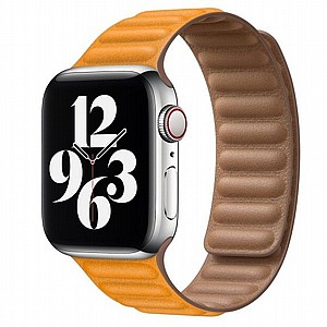רצועת עור מדגם Loop Magnetic Leather Band מבית LaTera לשעון חכם מדגם: Apple Watch 42mm/44mm/45mm (צבע Yellow) רצועת עור מדגם Loop Magnetic Leather Band מבית LaTera לשעון חכם מדגם: Apple Watch 42mm/44mm/45mm (צבע Yellow)