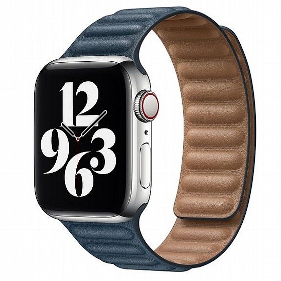 ����� ��� ���� Loop Magnetic Leather Band ���� LaTera ����� ��� ����: Apple Watch 38mm/40mm/41mm (��� Blue)