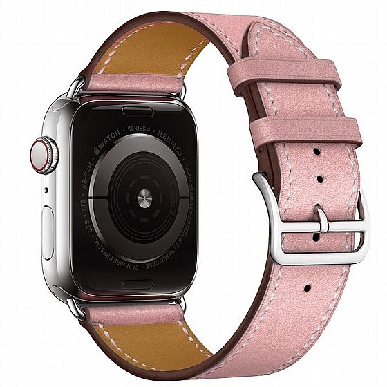 ����� ��� ���� Replacement Leather  Band ���� LaTera ����� ��� ����: Apple Watch 42mm/44mm/45mm (��� Pink)